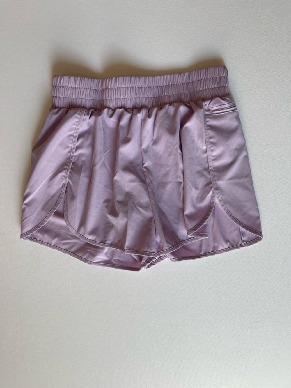 Pastel Lavender Athletic Shorts